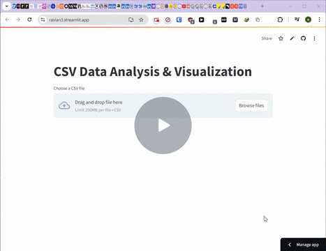 CSV visulaizer